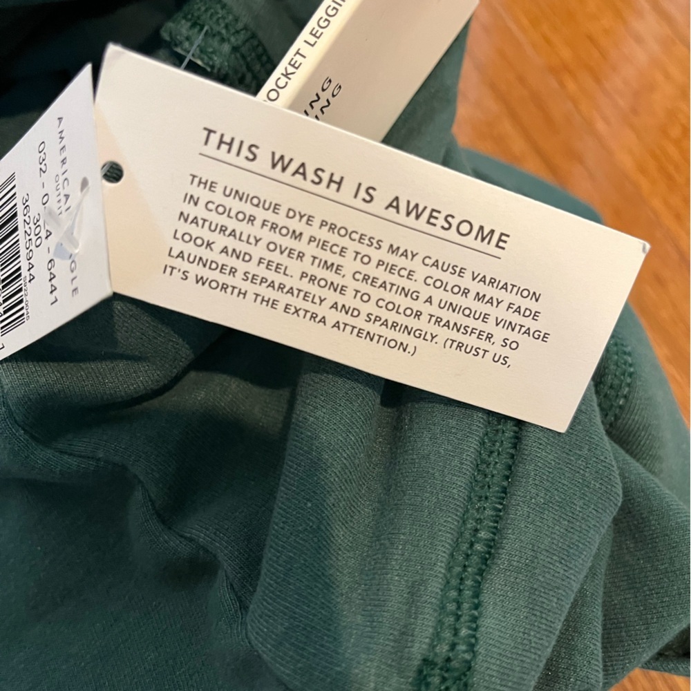 American Eagle Everything Pocket Legging, Green size S, NWT - Picture 12 of 13